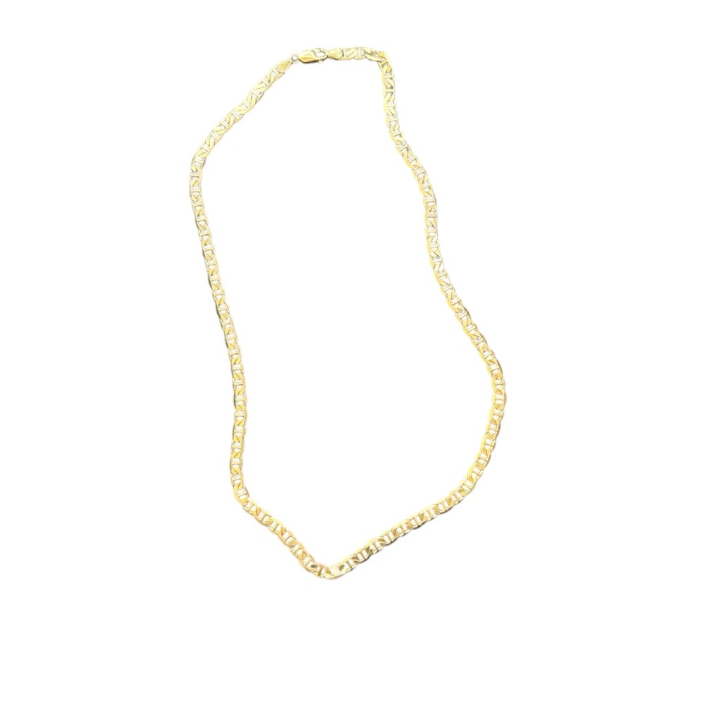 Lirm 925 Italy Sterling Silver 14k Gold Vermeil Mariner Necklace